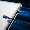 Kabel Baseus Tungsten Gold USB-C / USB-C 100W 1m - granatowy